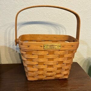 Longaberger 1992 Edition Handwoven Dresden Basket
